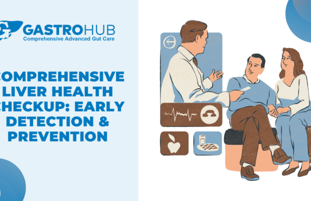 Digestive health illustration Gastrohub Hospital