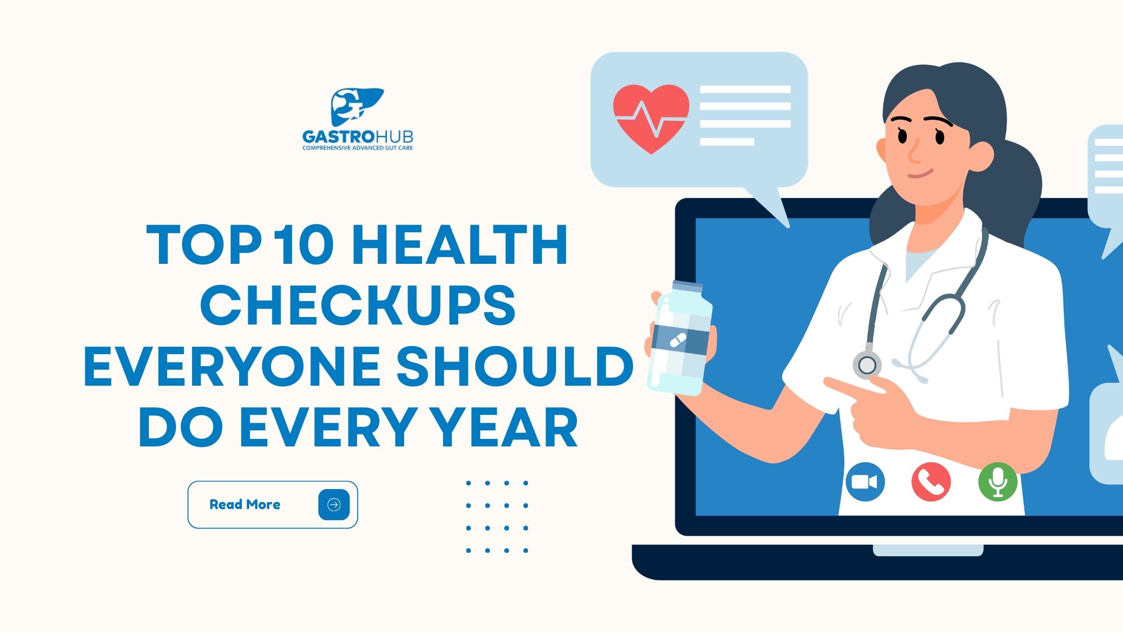 Checkyps Infographic Top 10 Health Checkups Everyone Should Do Every Year - Gastrohub